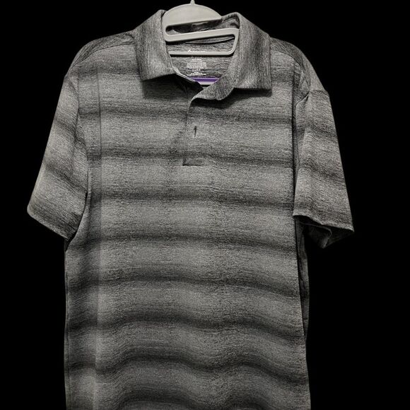 Members Mark Men's Collared Shirt Size Medium Gray EUC - Picture 5 of 10